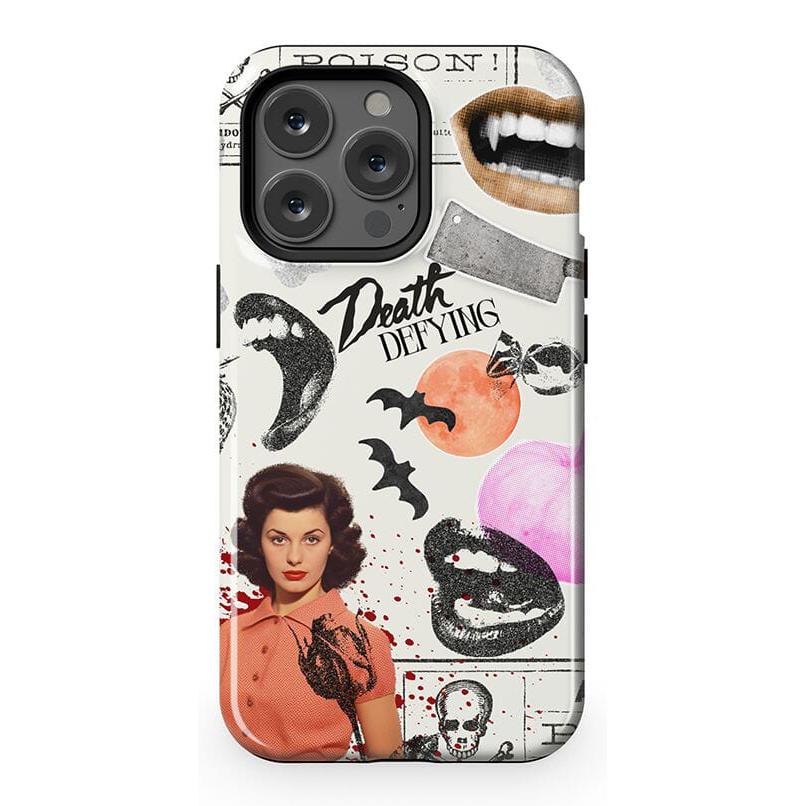 If You Dare | Horror Collage Case Phone Case Casetry Essential + MagSafe® iPhone 13 Pro