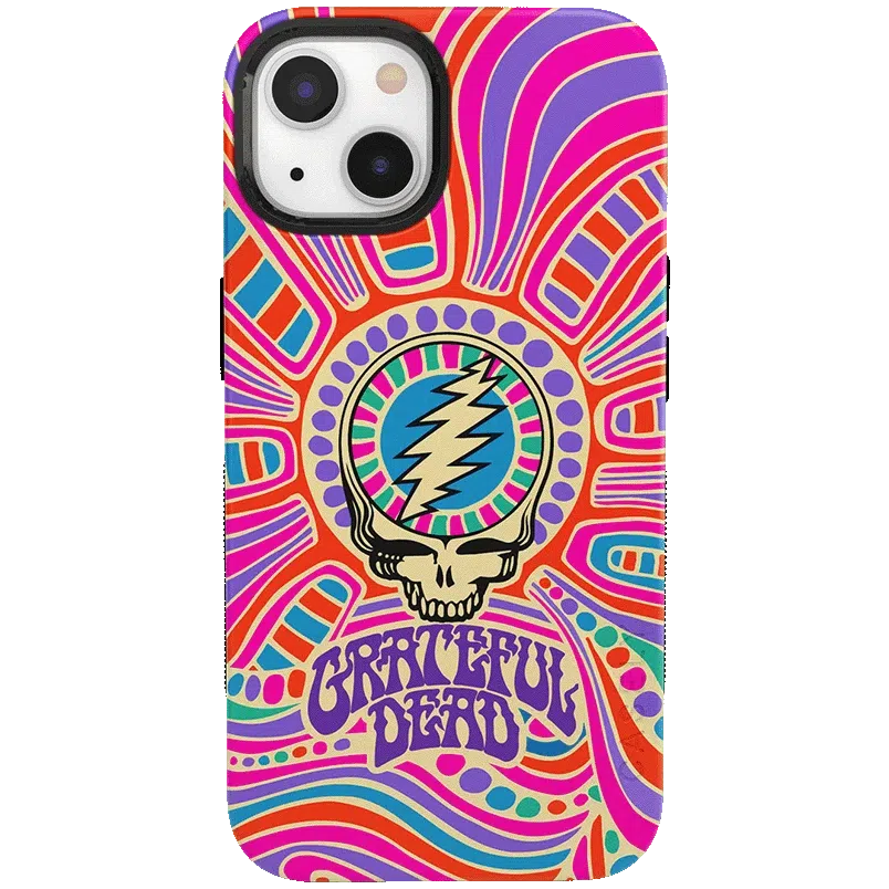 Art of Chaos | Grateful Dead Skull Case iPhone Case get.casely Bold + MagSafe® iPhone 13 