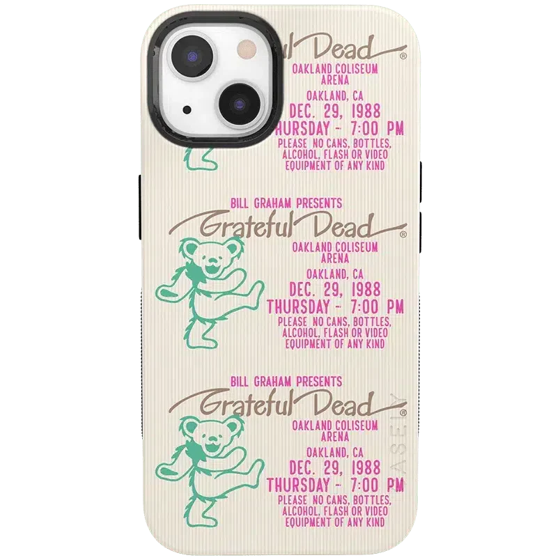 Miracle Ticket | Grateful Dead Vintage Case iPhone Case get.casely Bold + MagSafe® iPhone 13 