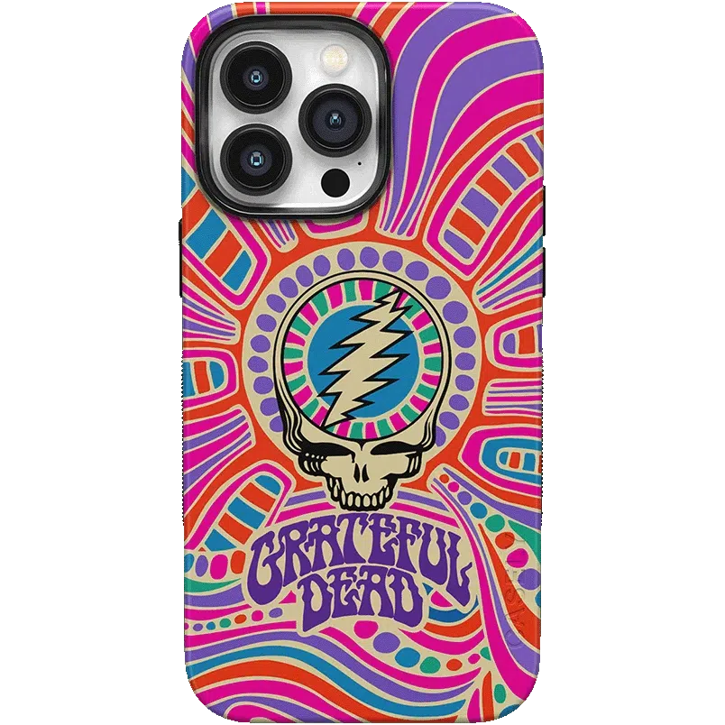 Art of Chaos | Grateful Dead Skull Case iPhone Case get.casely Bold + MagSafe® iPhone 14 Pro Max 