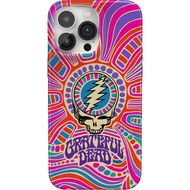 Art of Chaos | Grateful Dead Skull Case iPhone Case get.casely Classic + MagSafe® iPhone 14 Pro Max 