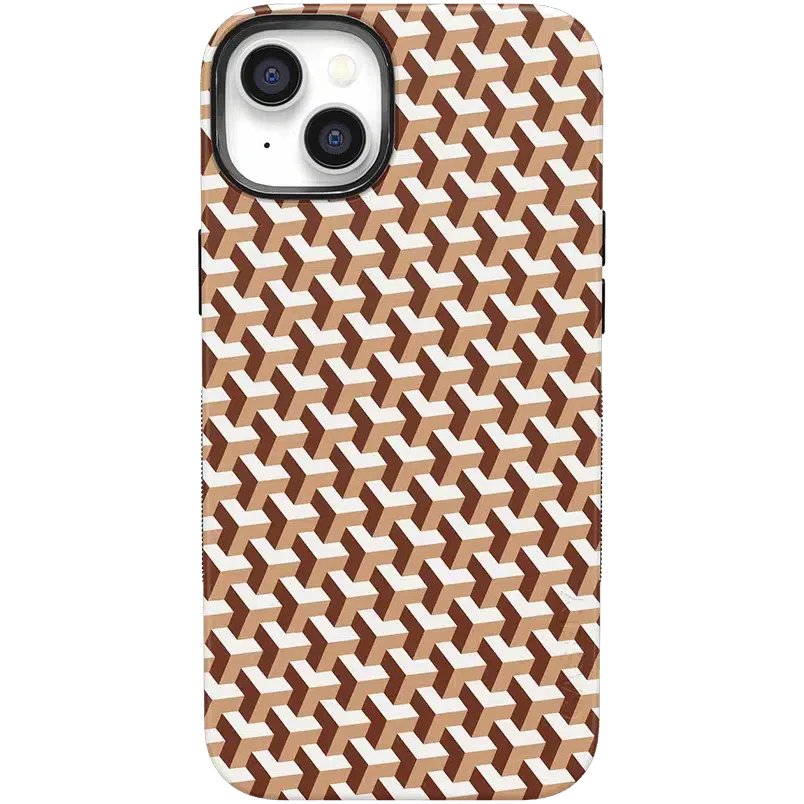 Step It Up | Abstract Geo Case iPhone Case get.casely Bold + MagSafe® iPhone 14 Plus 