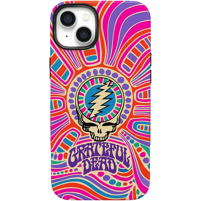 Art of Chaos | Grateful Dead Skull Case iPhone Case get.casely Bold + MagSafe® iPhone 14 Plus 