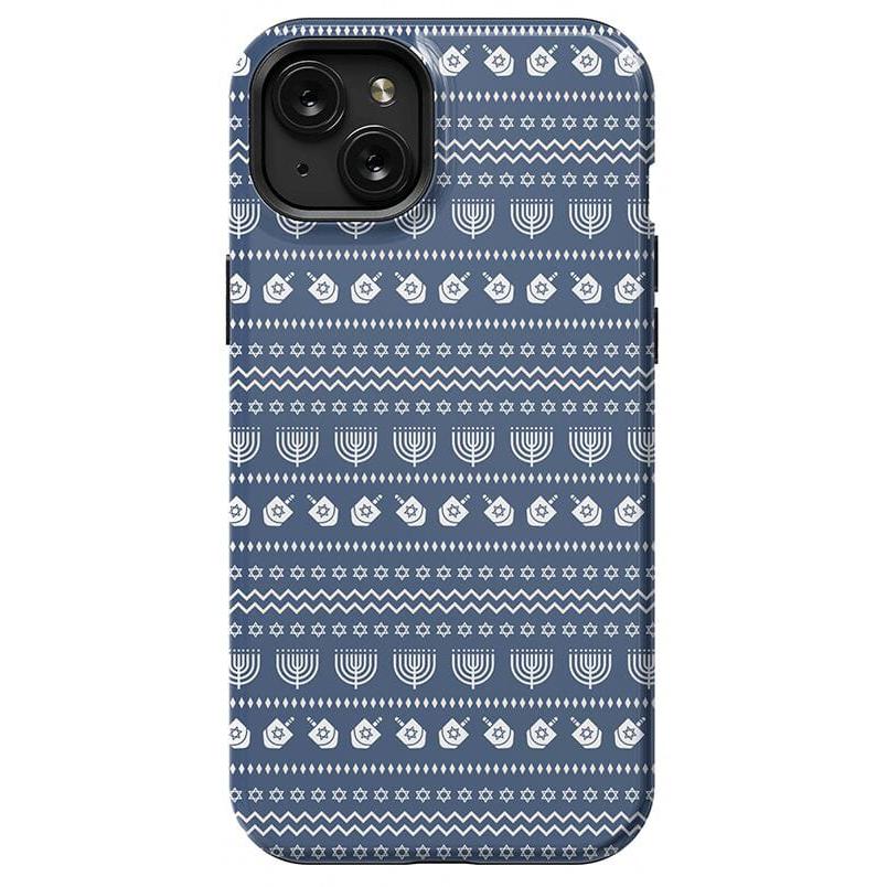 Light the Night | Hannukah Case Phone Case Casetry Essential + MagSafe® iPhone 15 Plus