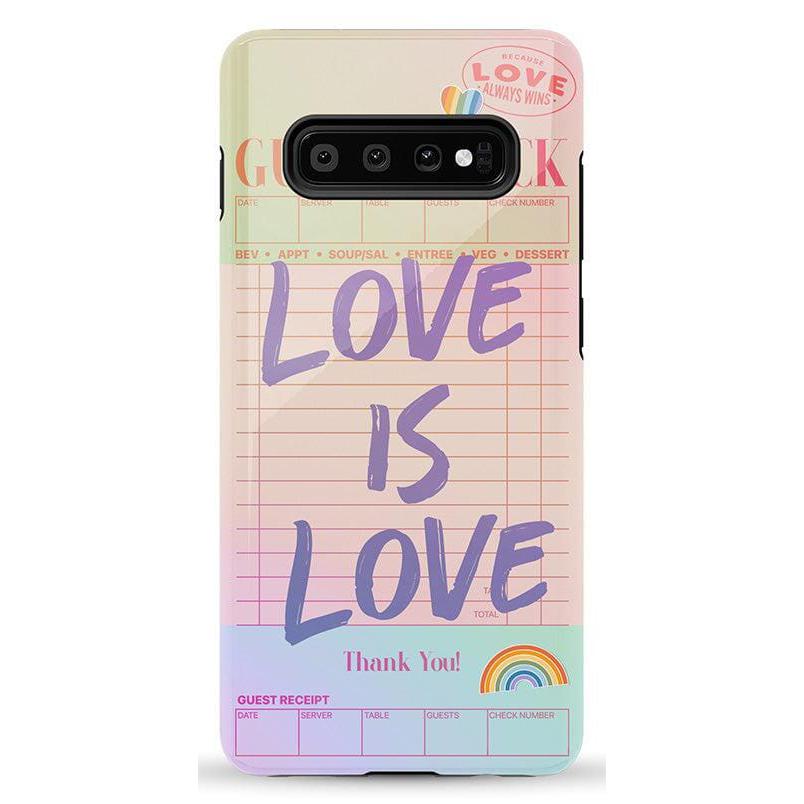 Love is Love | Guest Check Pride Case Phone Case Casetry Essential Galaxy S10 Plus
