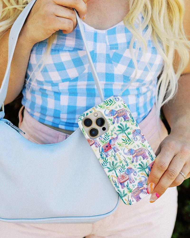 Pastel Gardens | Watercolor Elephant Floral Case
