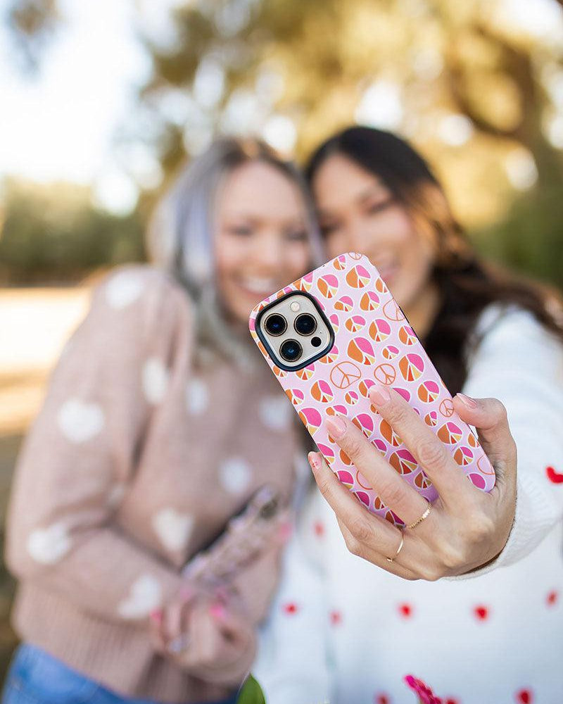 Peace Out | Groovy Peace Sign Case