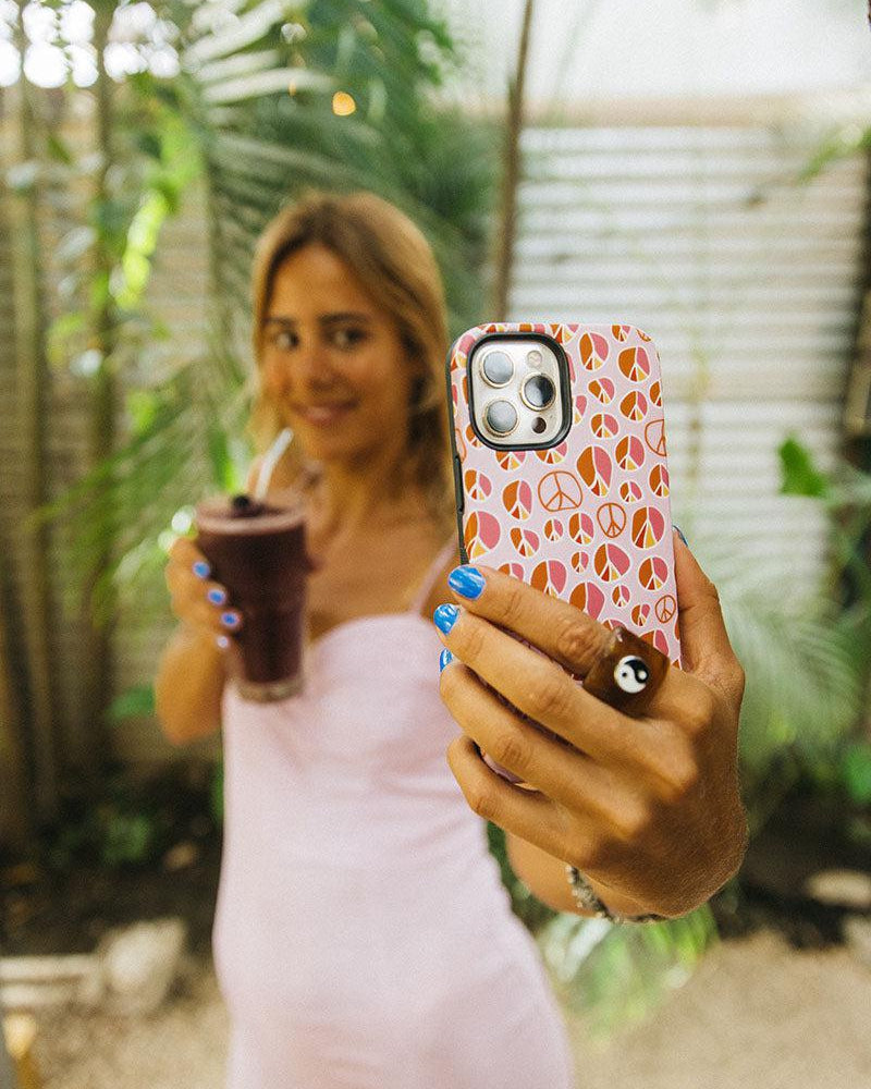 Peace Out | Groovy Peace Sign Case