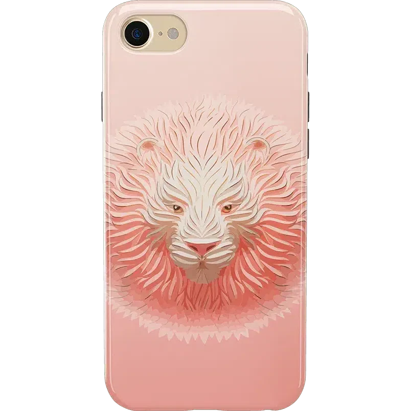 Hear Me Roar | Blush Lion Case iPhone Case get.casely Classic iPhone 6/7/8 