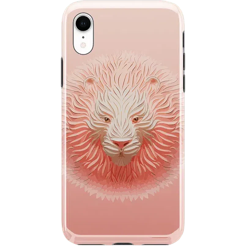 Hear Me Roar | Blush Lion Case iPhone Case get.casely Classic iPhone XR 