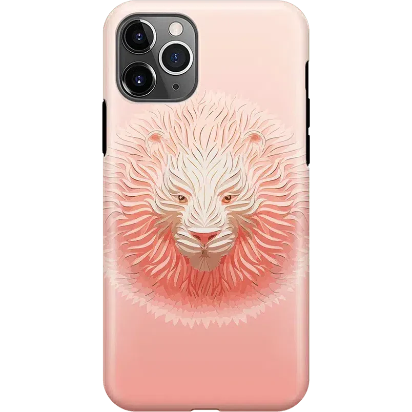 Hear Me Roar | Blush Lion Case iPhone Case get.casely Classic iPhone 11 Pro 