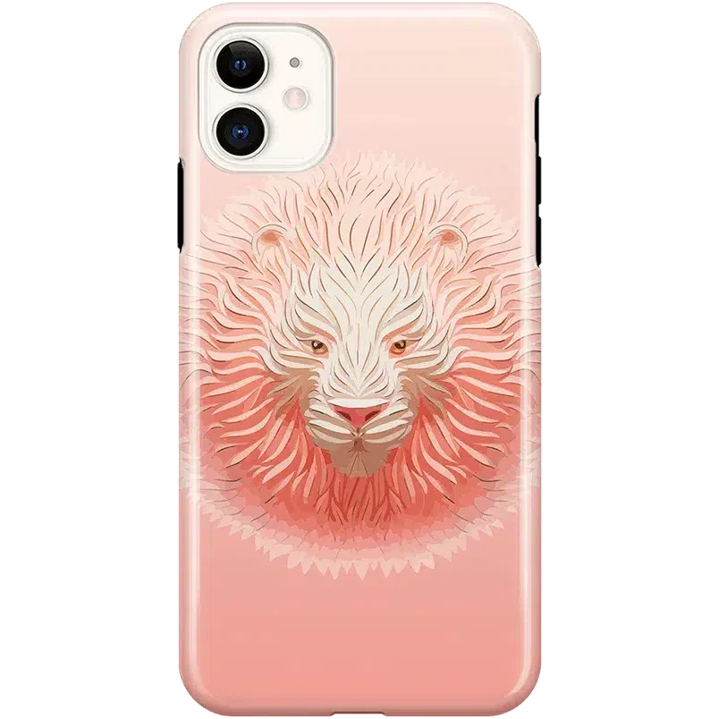Hear Me Roar | Blush Lion Case iPhone Case get.casely Classic iPhone 11 