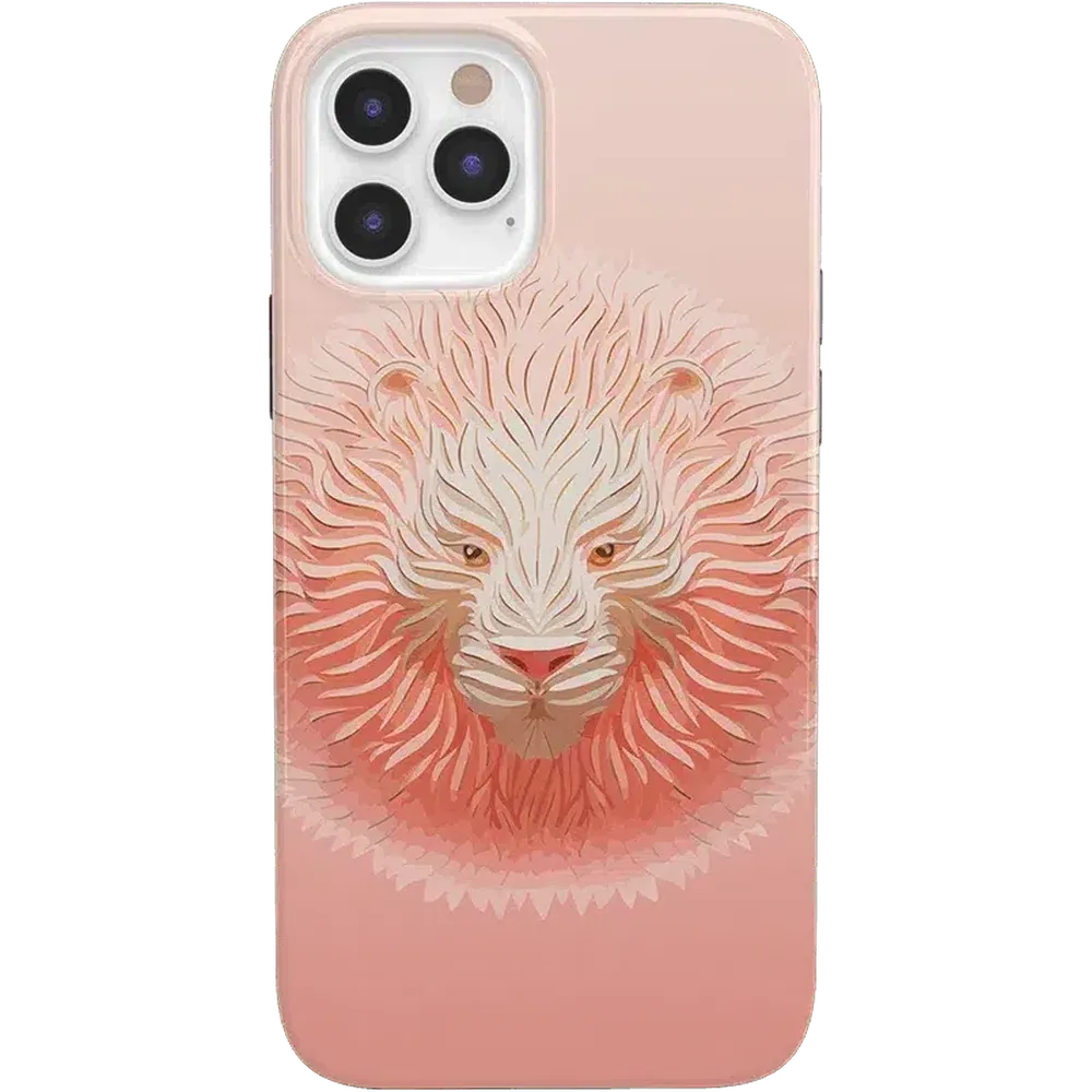 Hear Me Roar | Blush Lion Case iPhone Case get.casely Classic iPhone 12 Pro Max 