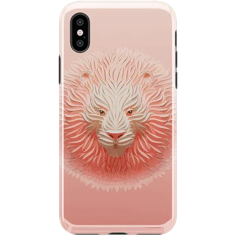 Hear Me Roar | Blush Lion Case iPhone Case get.casely Classic iPhone XS Max 