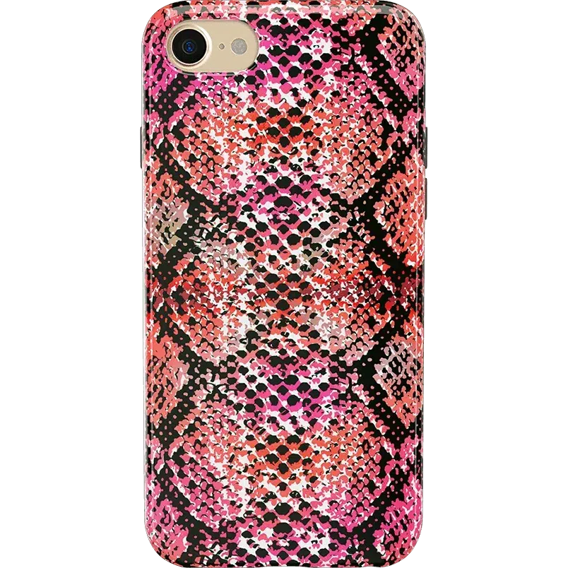 Snake Along | Red Snake Skin Case iPhone Case get.casely Classic iPhone 6/7/8 