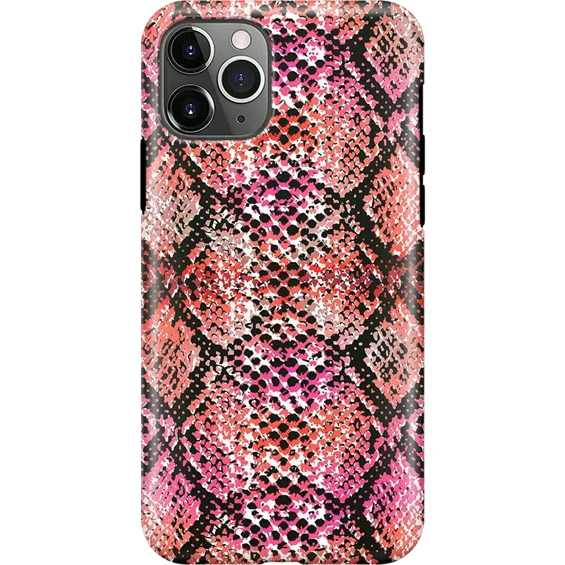 Snake Along | Red Snake Skin Case