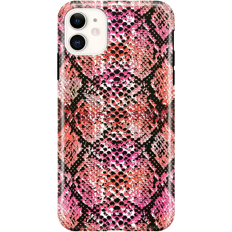 Snake Along | Red Snake Skin Case