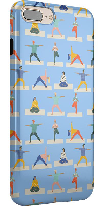 Go with the Flow | Light Blue Yoga Case