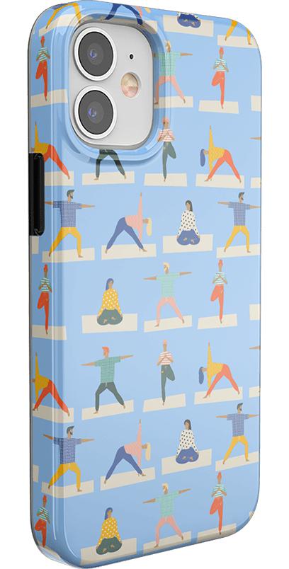 Go with the Flow | Light Blue Yoga Case