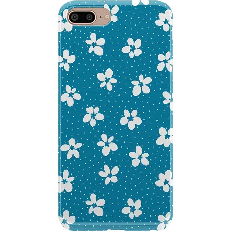 Flower My World | Ocean Blue Floral Case