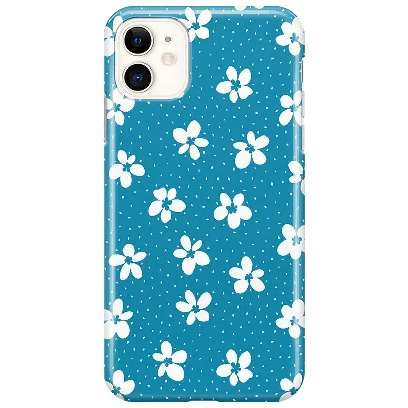 Flower My World | Ocean Blue Floral Case iPhone Case get.casely Classic iPhone 11 