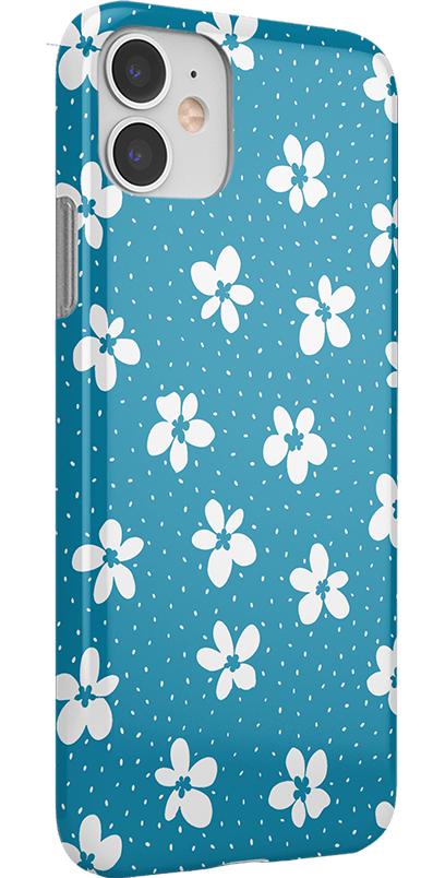 Flower My World | Ocean Blue Floral Case