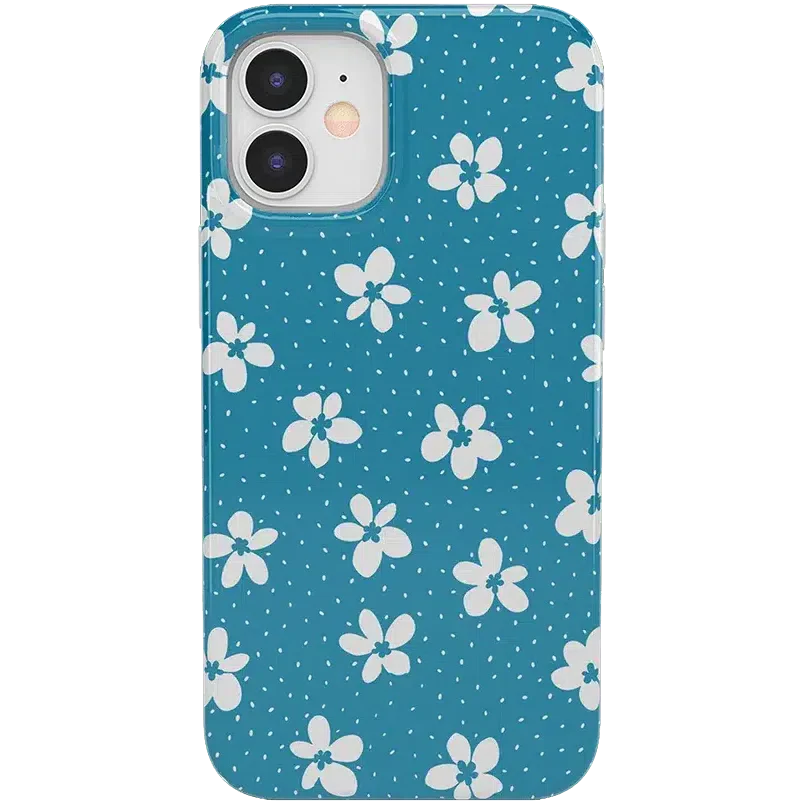 Flower My World | Ocean Blue Floral Case