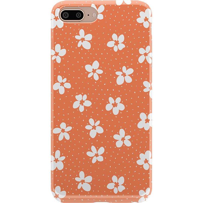 Flower My World | Burnt Orange Floral Case iPhone Case get.casely Classic iPhone 6/7/8 Plus 