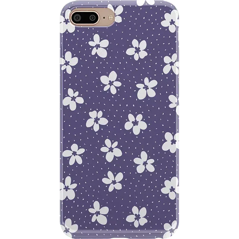 Flower My World | Purple Mauve Floral Case iPhone Case get.casely Classic iPhone 6/7/8 Plus 