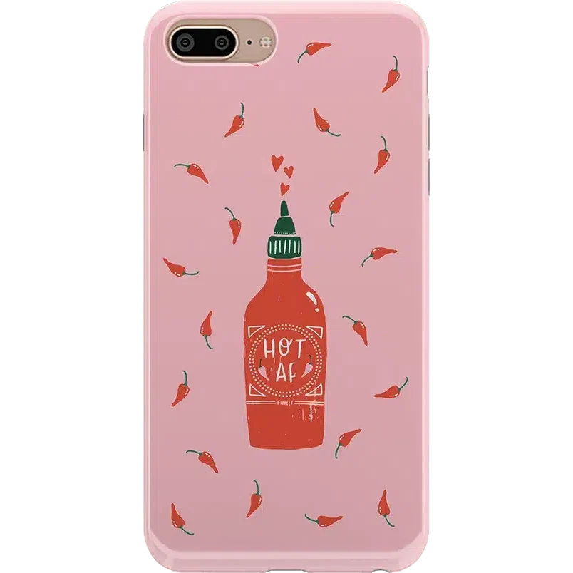Spicy AF | Pink Chili Hot Sauce Case iPhone Case get.casely Classic iPhone 6/7/8 Plus 