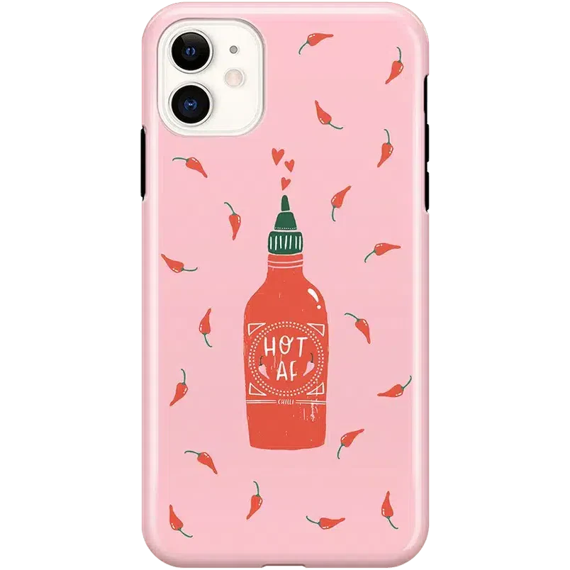 Spicy AF | Pink Chili Hot Sauce Case