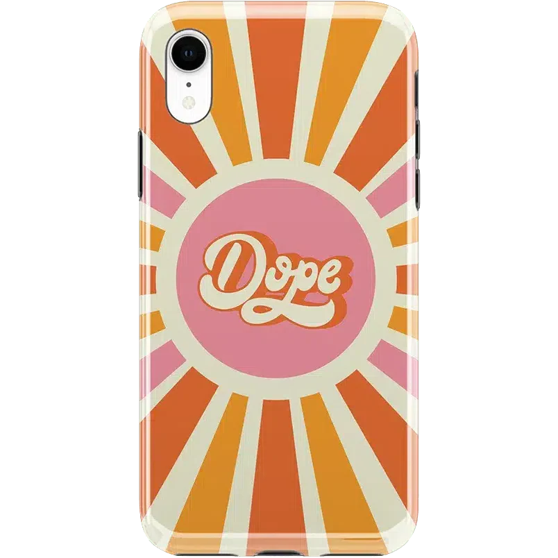 You're Dope | Retro Colorblock Case iPhone Case get.casely Classic iPhone XR 