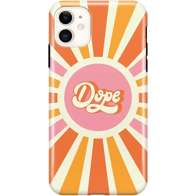 You're Dope | Retro Colorblock Case iPhone Case get.casely Classic iPhone 11 