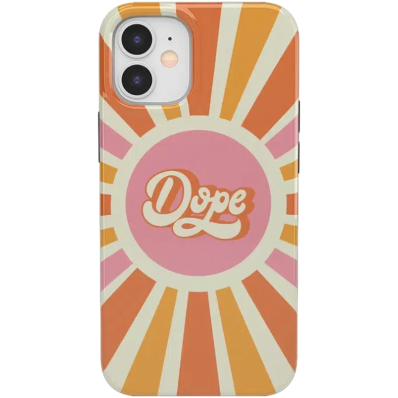 You're Dope | Retro Colorblock Case iPhone Case get.casely Classic iPhone 12 