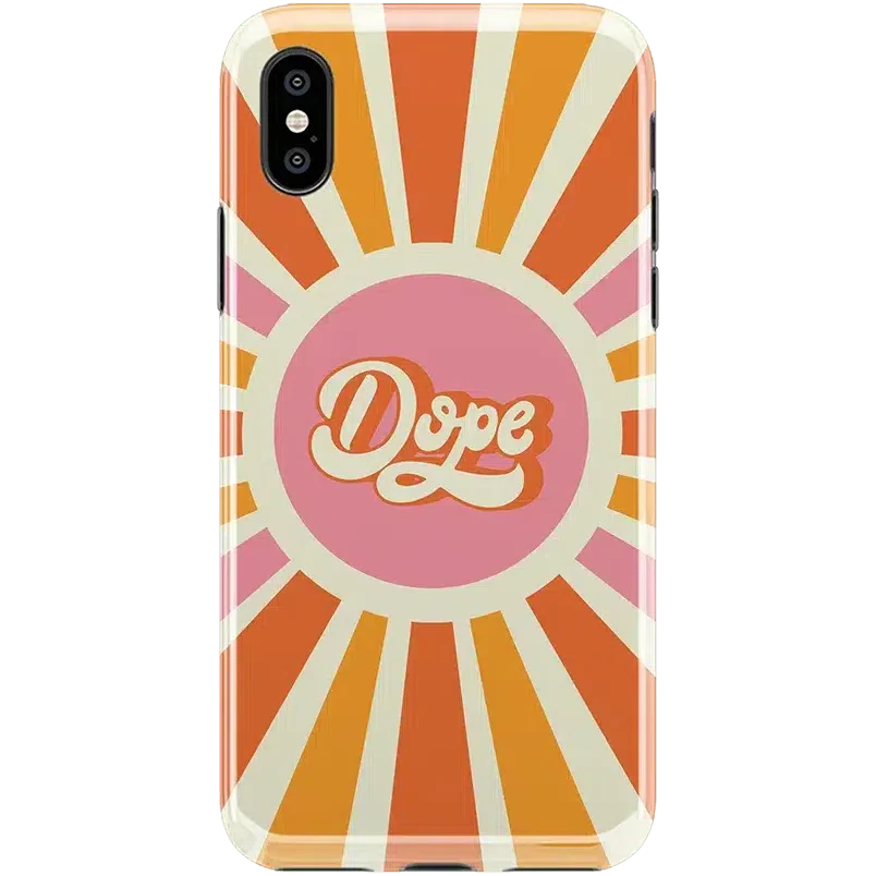 You're Dope | Retro Colorblock Case iPhone Case get.casely Classic iPhone XS Max 