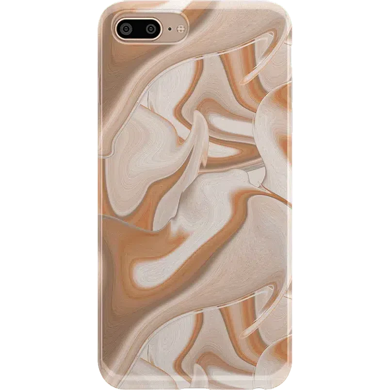 Caramel Delight | Marble Swirl Case iPhone Case get.casely Classic iPhone 6/7/8 Plus 