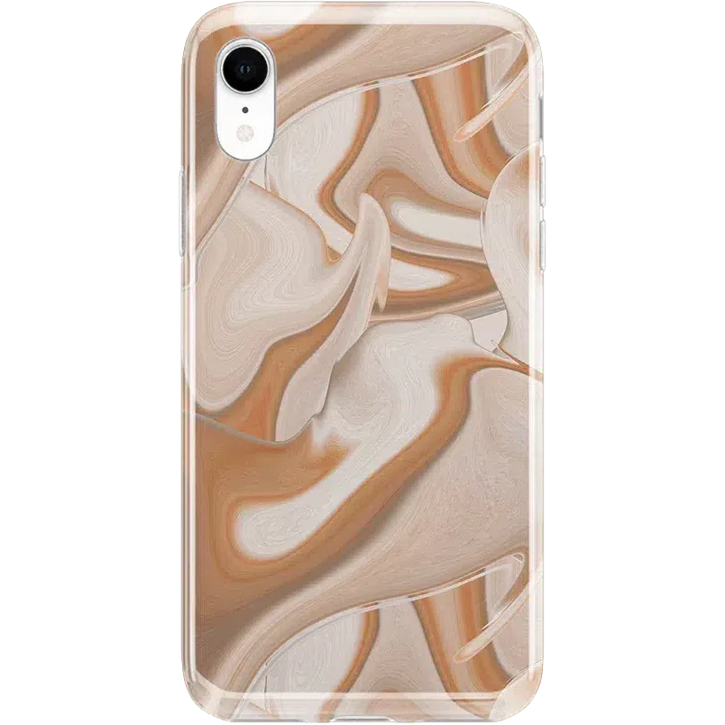 Caramel Delight | Marble Swirl Case iPhone Case get.casely Classic iPhone XR 