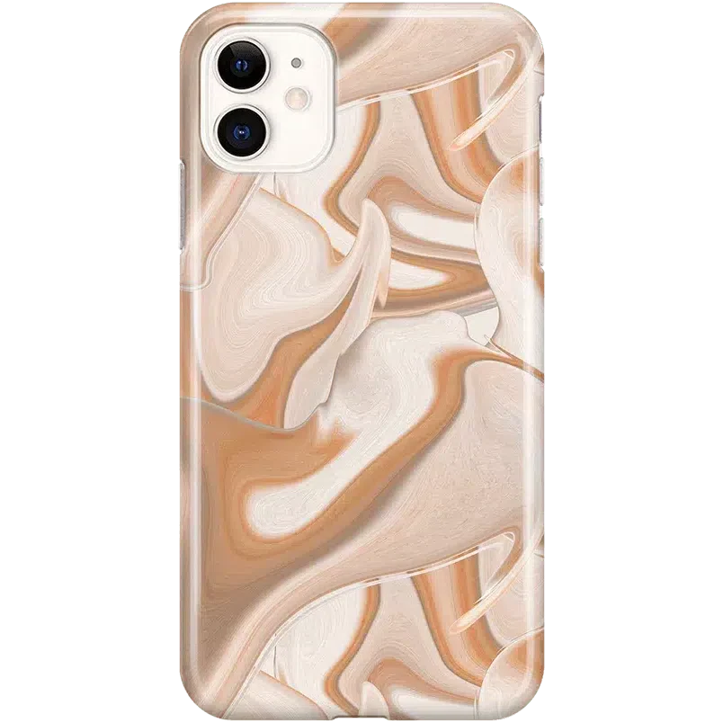 Caramel Delight | Marble Swirl Case iPhone Case get.casely Classic iPhone 11 