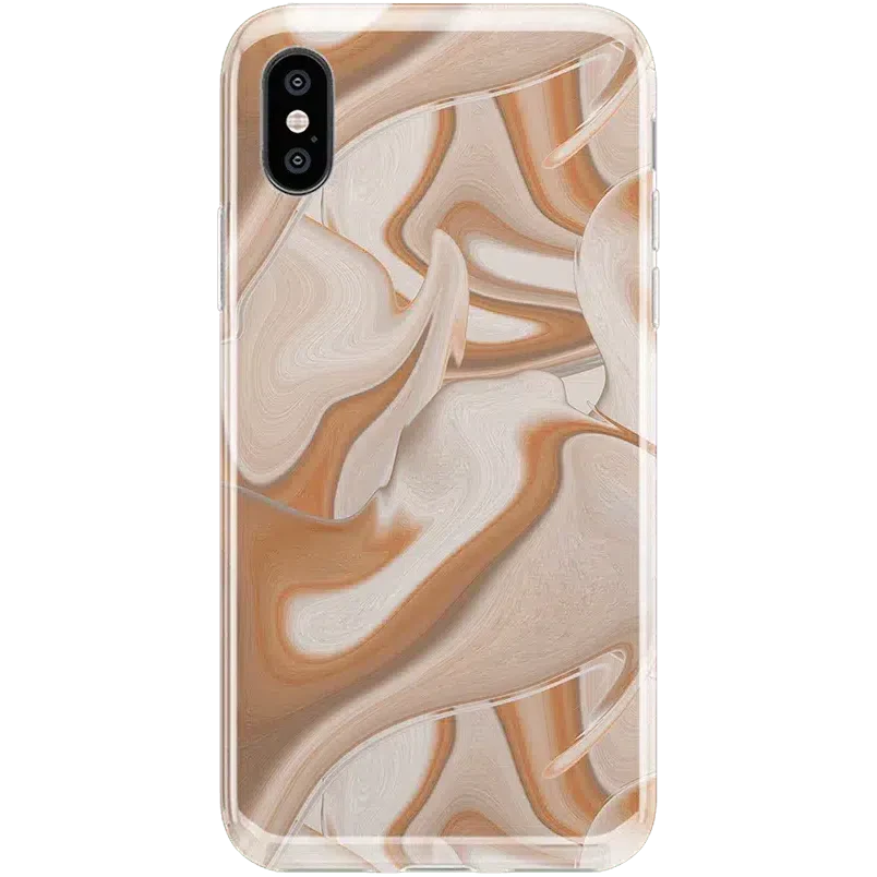 Caramel Delight | Marble Swirl Case iPhone Case get.casely Classic iPhone XS Max 