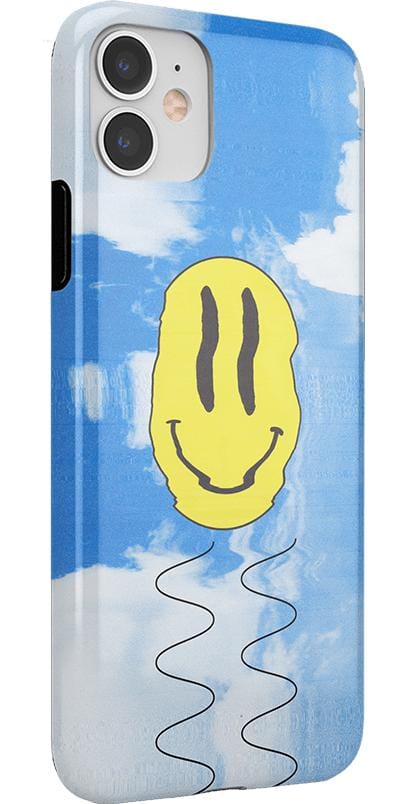 On Cloud Nine | Glitch Smiley Face Case