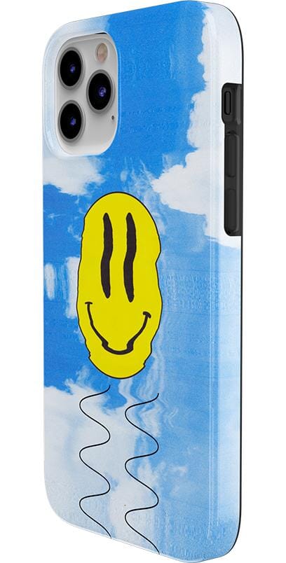 On Cloud Nine | Glitch Smiley Face Case