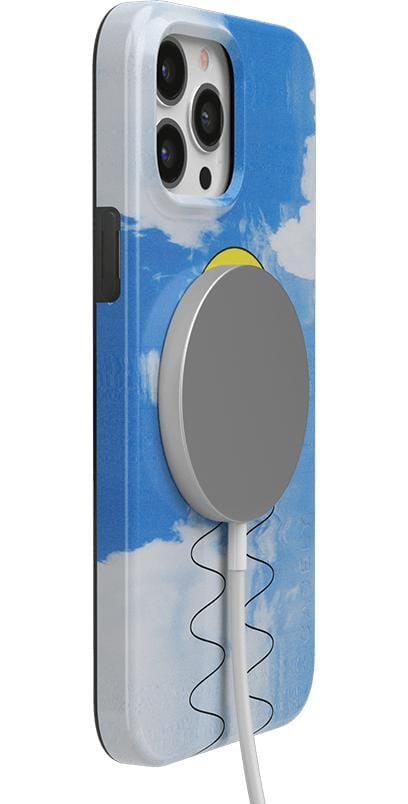 On Cloud Nine | Glitch Smiley Face Case