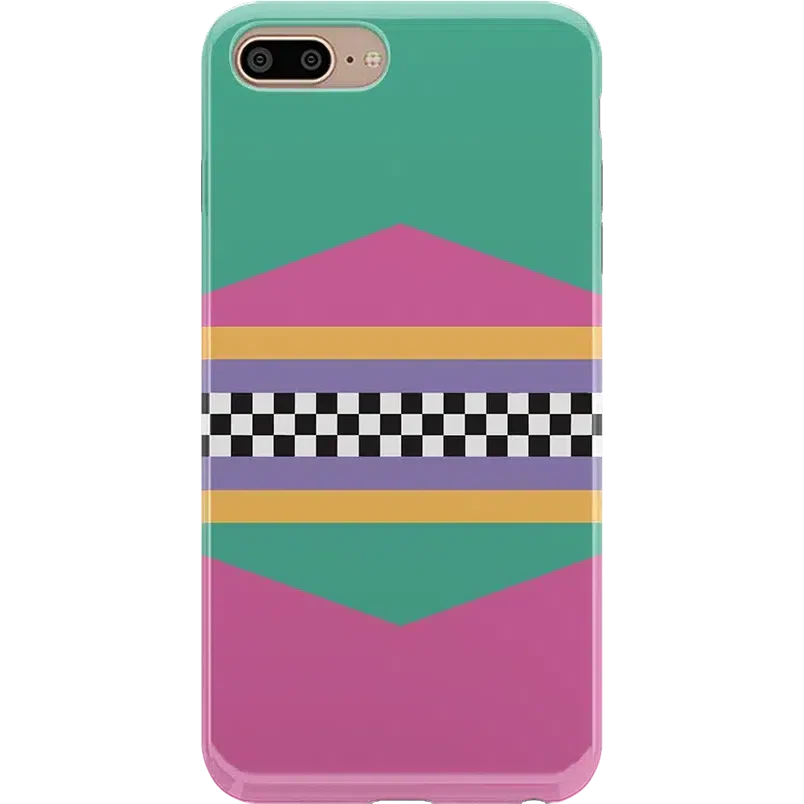 Rad Dad | 80's Colorblock Case iPhone Case get.casely Classic iPhone 6/7/8 Plus 