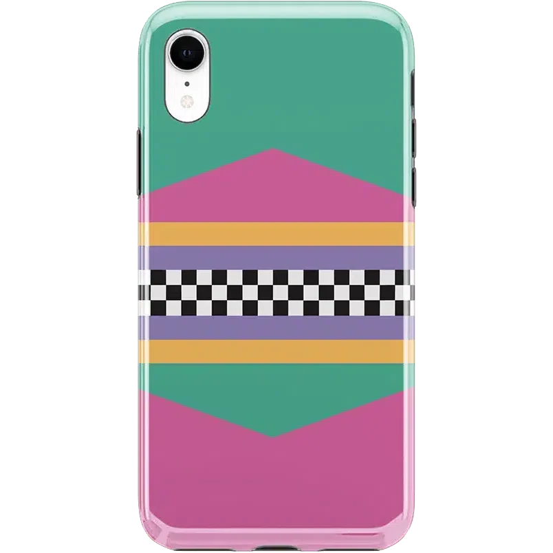 Rad Dad | 80's Colorblock Case iPhone Case get.casely Classic iPhone XR 