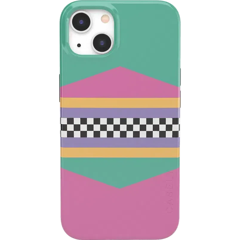 Rad Dad | 80's Colorblock Case iPhone Case get.casely Classic iPhone 13 Mini 