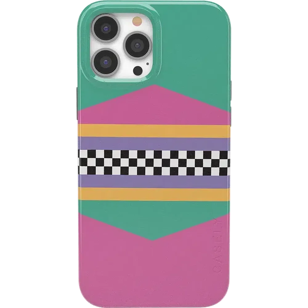 Rad Dad | 80's Colorblock Case iPhone Case get.casely Classic + MagSafe® iPhone 13 Pro Max 