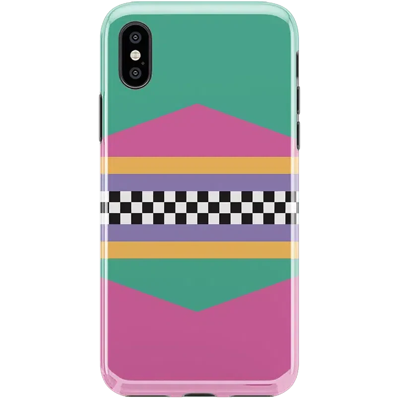 Rad Dad | 80's Colorblock Case iPhone Case get.casely Classic iPhone XS Max 