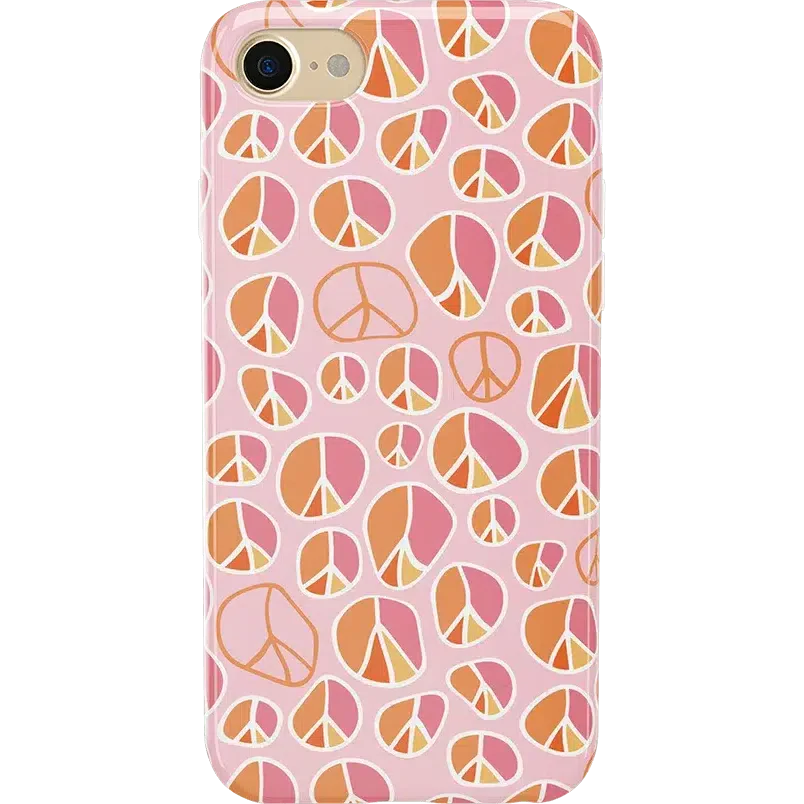 Peace Out | Groovy Peace Sign Case iPhone Case get.casely Classic iPhone SE (2020 & 2022) 