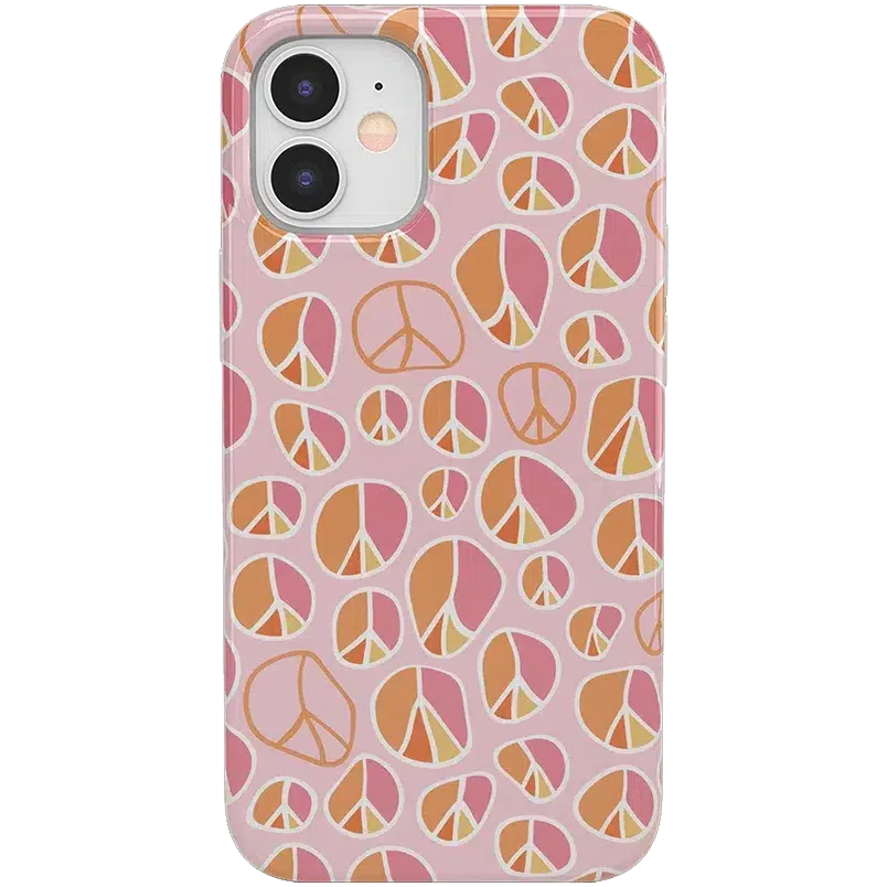 Peace Out | Groovy Peace Sign Case iPhone Case get.casely Classic iPhone 12 