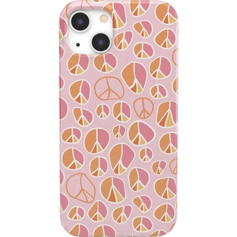 Peace Out | Groovy Peace Sign Case iPhone Case get.casely Classic iPhone 13 Mini 